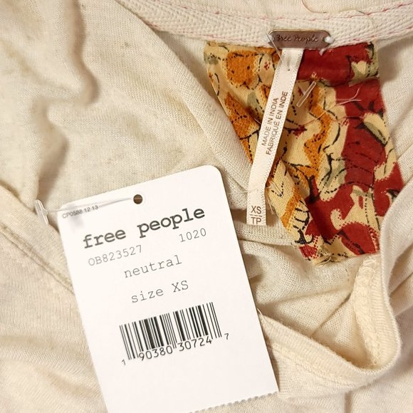 Free People Women's Medallion Printed Dolman Long Sleeve Top - Picture 7 of 9